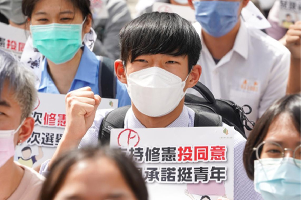 18歲公民權修憲公投複決》同意票多於不同意但未過關　青民協、台少盟嘆：台灣修憲門檻太高